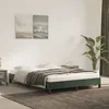 Image de vidaXL Bedframe zonder matras 140x200 cm fluweel donkergroen346979