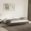 Image de Cadre de lit sans matelas gris foncé 180x200 cm velours