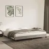 Image de Cadre de lit sans matelas gris clair 200x200 cm velours