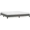 Image de vidaXL Bedframe zonder matras 200x200 cm fluweel donkergrijs346995