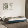 Image de vidaXL Bedframe zonder matras 200x200 cm fluweel donkerblauw346998