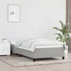 Image de vidaXL Bedframe zonder matras 80x200 cm stof lichtgrijs347018