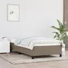 Image de vidaXL Bedframe zonder matras 80x200 cm stof taupe347022