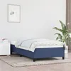 Image de vidaXL Bedframe zonder matras 90x190 cm stof blauw347032