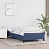 Image de vidaXL Bedframe zonder matras 90x200 cm stof blauw347040