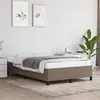 Image de vidaXL Bedframe zonder matras 120x200 cm stof taupe347054