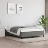 Image de vidaXL Bedframe zonder matras stof donkergrijs 140x190 cm347059