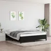 Image de Cadre de lit sans matelas noir 180x200 cm tissu
