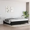 Image de vidaXL Bedframe zonder matras stof zwart 200x200 cm347092