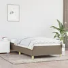 Image de vidaXL Bedframe zonder matras 80x200 cm stof taupe347121