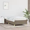 Image de vidaXL Bedframe zonder matras 100x200 cm stof taupe347145
