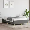 Image de vidaXL Bedframe zonder matras 120x200 cm stof donkergrijs347150