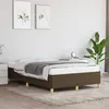 Image de vidaXL Bedframe zonder matras 120x200 cm stof donkerbruin347152
