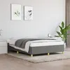 Image de vidaXL Bedframe zonder matras stof donkergrijs 140x200 cm347166