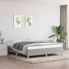 Image de vidaXL Bedframe zonder matras stof lichtgrijs 160x200 cm347173