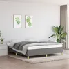 Image de vidaXL Bedframe zonder matras stof donkergrijs 160x200 cm347174