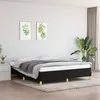 Image de Cadre de lit sans matelas noir 180x200 cm tissu