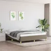 Image de vidaXL Bedframe zonder matras stof taupe 180x200 cm347185