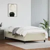 Image de vidaXL Bedframe kunstleer cràmekleurig 90x190 cm347223