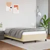 Image de vidaXL Bedframe kunstleer cràmekleurig 120x200 cm347241