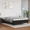 Image de Cadre de lit sans matelas noir 140x190 cm similicuir