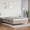 Image de vidaXL Bedframe kunstleer cappuccinokleurig 140x190 cm347250