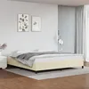 Image de vidaXL Bedframe kunstleer cràmekleurig 200x200 cm347271