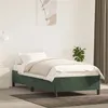 Image de vidaXL Bedframe zonder matras 90x190 cm fluweel donkergroen347297