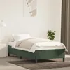 Image de vidaXL Bedframe zonder matras 100x200 cm fluweel donkergroen347309