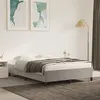 Image de vidaXL Bedframe zonder matras 140x200 cm fluweel lichtgrijs347324