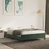 Image de vidaXL Bedframe zonder matras 140x200 cm fluweel donkergroen347327