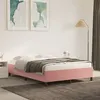 Image de vidaXL Bedframe fluweel roze 140x200 cm347329