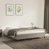 Image de vidaXL Bedframe zonder matras 160x200 cm fluweel lichtgrijs347330