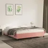 Image de vidaXL Bedframe fluweel roze 160x200 cm347335