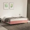 Image de vidaXL Bedframe fluweel roze 180x200 cm347341