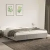 Image de vidaXL Bedframe zonder matras 200x200 cm fluweel lichtgrijs347342