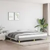 Image de vidaXL Bedframe zonder matras stof lichtgrijs 200x200 cm347439