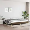 Image de vidaXL Bedframe zonder matras stof donkerbruin 200x200 cm347442