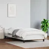 Image de Cadre de lit avec tête de lit sans matelas blanc 90x190 cm