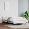 Image de Cadre de lit avec tête de lit sans matelas blanc 90x200 cm
