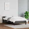 Image de vidaXL Bedframe met hoofdeinde zonder matras 100x200 cm grijs347487
