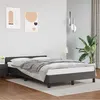 Image de vidaXL Bedframe met hoofdeinde zonder matras 120x200 cm grijs347493