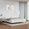 Image de vidaXL Bedframe met hoofdeinde zonder matras 160x200 cm cràmekleurig347509