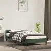 Image de Cadre de lit sans matelas vert foncé 90x190 cm velours