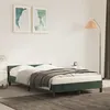 Image de vidaXL Bedframe zonder matras 120x200 cm fluweel donkergroen347564