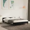 Image de vidaXL Bedframe zonder matras 140x200 cm fluweel zwart347575