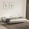 Image de Cadre de lit sans matelas gris clair 160x200 cm velours