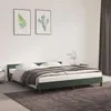 Image de Cadre de lit sans matelas vert foncé 160x200 cm velours