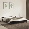 Image de Cadre de lit sans matelas noir 180x200 cm velours