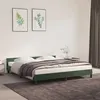 Image de vidaXL Bedframe zonder matras 180x200 cm fluweel donkergroen347588